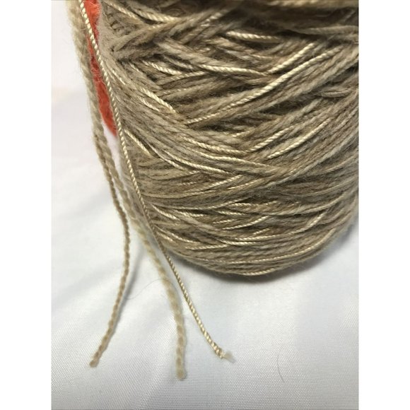 Vintage J.&P. Coats Knit Cro-Sheen Cotton And Random Wool Leftover Yarn - Picture 4 of 12